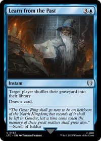 Learn from the Past - Commander: The Lord of the Rings: Tales of Middle-earth - Magic: The Gathering card