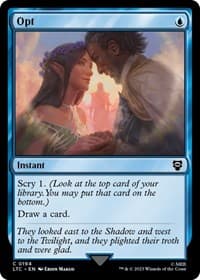 Opt - Commander: The Lord of the Rings: Tales of Middle-earth - Magic: The Gathering card