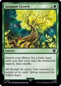 Rampant Growth - Commander: The Lord of the Rings: Tales of Middle-earth - Magic: The Gathering card