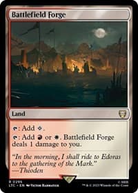 Battlefield Forge - Commander: The Lord of the Rings: Tales of Middle-earth - Magic: The Gathering card