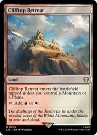 Clifftop Retreat - Commander: The Lord of the Rings: Tales of Middle-earth - Magic: The Gathering card