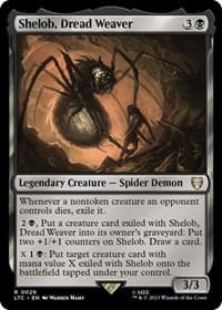 Shelob, Dread Weaver - Commander: The Lord of the Rings: Tales of Middle-earth - Magic: The Gathering card