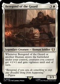 Beregond of the Guard - Commander: The Lord of the Rings: Tales of Middle-earth - Magic: The Gathering card