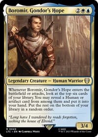 Boromir, Gondor's Hope - Commander: The Lord of the Rings: Tales of Middle-earth - Magic: The Gathering card
