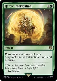 Heroic Intervention - Commander: The Lord of the Rings: Tales of Middle-earth - Magic: The Gathering card