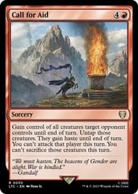 Call for Aid - Commander: The Lord of the Rings: Tales of Middle-earth - Magic: The Gathering card