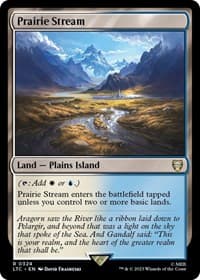 Prairie Stream - Commander: The Lord of the Rings: Tales of Middle-earth - Magic: The Gathering card