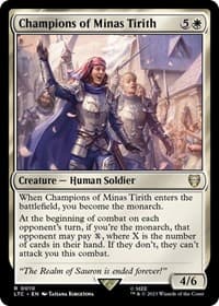 Champions of Minas Tirith - Commander: The Lord of the Rings: Tales of Middle-earth - Magic: The Gathering card