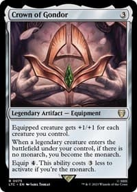 Crown of Gondor - Commander: The Lord of the Rings: Tales of Middle-earth - Magic: The Gathering card