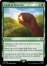 Seeds of Renewal - Commander: The Lord of the Rings: Tales of Middle-earth - Magic: The Gathering card