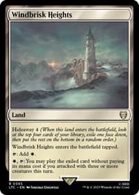 Windbrisk Heights - Commander: The Lord of the Rings: Tales of Middle-earth - Magic: The Gathering card