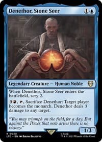 Denethor, Stone Seer - Commander: The Lord of the Rings: Tales of Middle-earth - Magic: The Gathering card