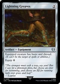 Lightning Greaves - Commander: The Lord of the Rings: Tales of Middle-earth - Magic: The Gathering card