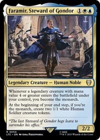 Faramir, Steward of Gondor - Commander: The Lord of the Rings: Tales of Middle-earth - Magic: The Gathering card
