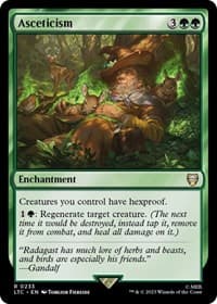 Asceticism - Commander: The Lord of the Rings: Tales of Middle-earth - Magic: The Gathering card