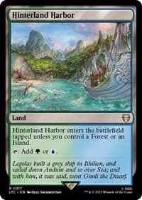 Hinterland Harbor - Commander: The Lord of the Rings: Tales of Middle-earth - Magic: The Gathering card