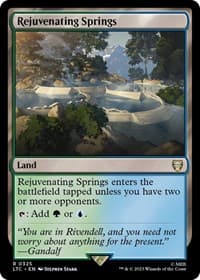 Rejuvenating Springs - Commander: The Lord of the Rings: Tales of Middle-earth - Magic: The Gathering card