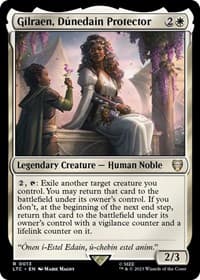 Gilraen, Dunedain Protector - Commander: The Lord of the Rings: Tales of Middle-earth - Magic: The Gathering card
