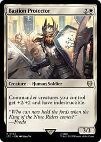 Bastion Protector - Commander: The Lord of the Rings: Tales of Middle-earth - Magic: The Gathering card