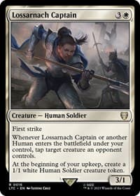 Lossarnach Captain - Commander: The Lord of the Rings: Tales of Middle-earth - Magic: The Gathering card