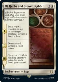 Of Herbs and Stewed Rabbit - Commander: The Lord of the Rings: Tales of Middle-earth - Magic: The Gathering card