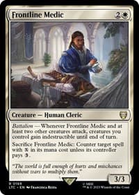 Frontline Medic - Commander: The Lord of the Rings: Tales of Middle-earth - Magic: The Gathering card