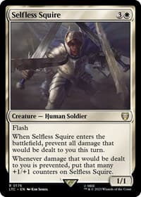 Selfless Squire - Commander: The Lord of the Rings: Tales of Middle-earth - Magic: The Gathering card