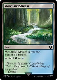 Woodland Stream - Commander: The Lord of the Rings: Tales of Middle-earth - Magic: The Gathering card
