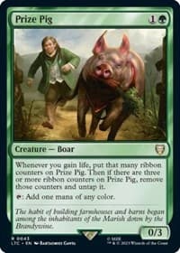 Prize Pig - Commander: The Lord of the Rings: Tales of Middle-earth - Magic: The Gathering card