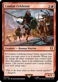 Combat Celebrant - Commander: The Lord of the Rings: Tales of Middle-earth - Magic: The Gathering card