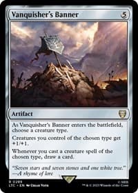 Vanquisher's Banner - Commander: The Lord of the Rings: Tales of Middle-earth - Magic: The Gathering card