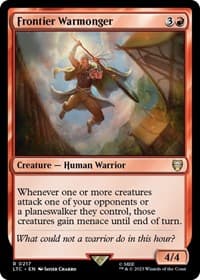 Frontier Warmonger - Commander: The Lord of the Rings: Tales of Middle-earth - Magic: The Gathering card