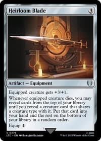 Heirloom Blade - Commander: The Lord of the Rings: Tales of Middle-earth - Magic: The Gathering card