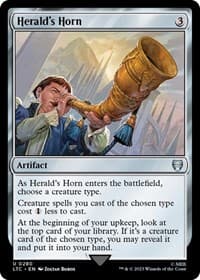 Herald's Horn - Commander: The Lord of the Rings: Tales of Middle-earth - Magic: The Gathering card