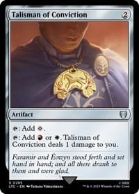 Talisman of Conviction - Commander: The Lord of the Rings: Tales of Middle-earth - Magic: The Gathering card