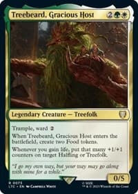 Treebeard, Gracious Host - Commander: The Lord of the Rings: Tales of Middle-earth - Magic: The Gathering card