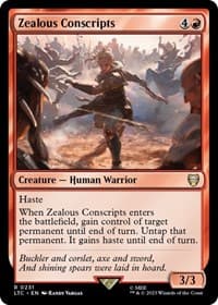 Zealous Conscripts - Commander: The Lord of the Rings: Tales of Middle-earth - Magic: The Gathering card