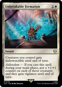 Unbreakable Formation - Commander: The Lord of the Rings: Tales of Middle-earth - Magic: The Gathering card