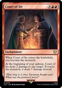 Court of Ire - Commander: The Lord of the Rings: Tales of Middle-earth - Magic: The Gathering card