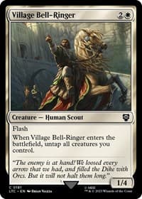 Village Bell-Ringer - Commander: The Lord of the Rings: Tales of Middle-earth - Magic: The Gathering card