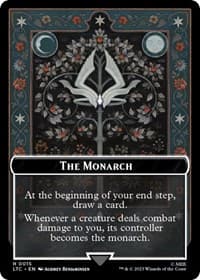 The Monarch // Treasure Double-Sided Token - Commander: The Lord of the Rings: Tales of Middle-earth - Magic: The Gathering card