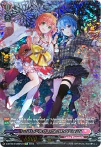 Under a Starry Sky of Dancing Sakura, miComet (Texture Foil) - D-BT10: Dragon Masquerade - Cardfight Vanguard card