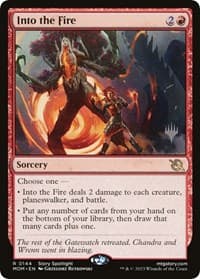 Into the Fire - Promo Pack: March of the Machine - Magic: The Gathering card