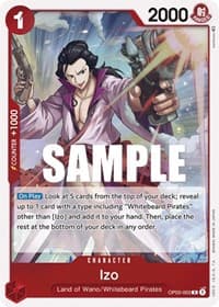 Izo - Pillars of Strength - One Piece Card Game card