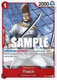 Thatch - Pillars of Strength - One Piece Card Game card
