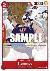 Blamenco - Pillars of Strength - One Piece Card Game card