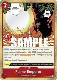 Flame Emperor - Pillars of Strength - One Piece Card Game card