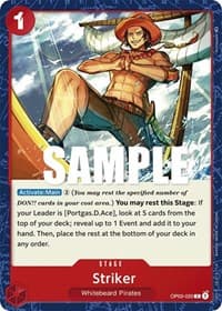 Striker - Pillars of Strength - One Piece Card Game card