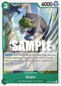 Sham - Pillars of Strength - One Piece Card Game card
