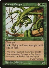 Canopy Dragon - Mirage - Magic: The Gathering card